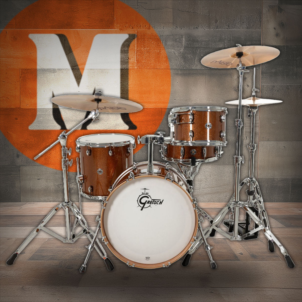 Gretsch Catalina Club 4pc Shell Pack - Bronze Sparkle (CC2-J404) | Musician Madness