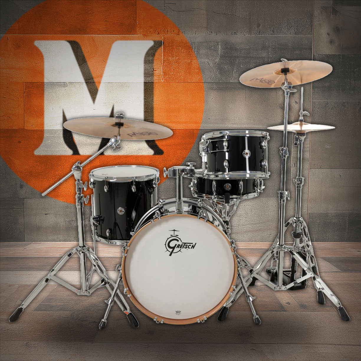 Gretsch Catalina Club 4pc Shell Pack - Piano Black (CC2-J404) | Musician Madness