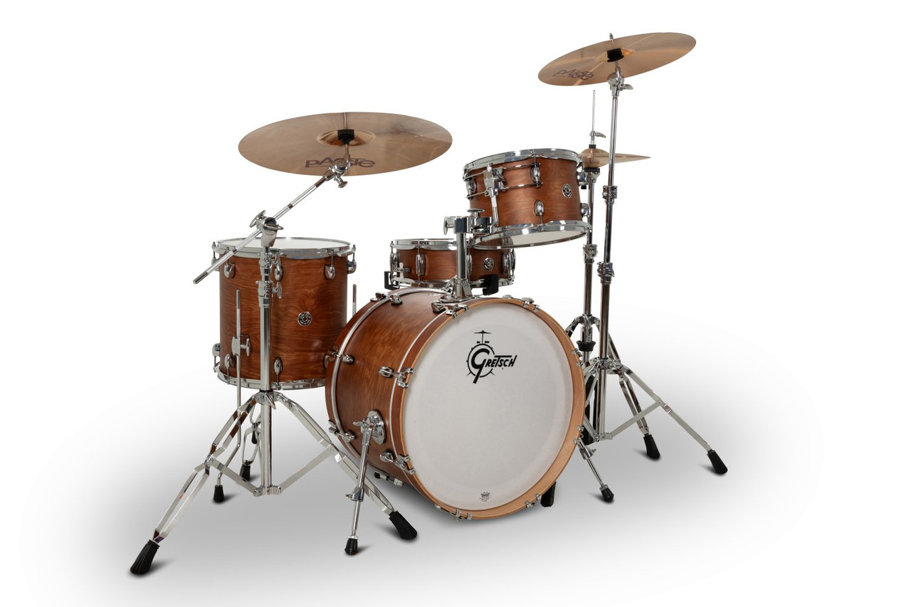 Gretsch Catalina Club 4pc Shell Pack - Satin Walnut Glaze (CC2-J404) | Musician Madness