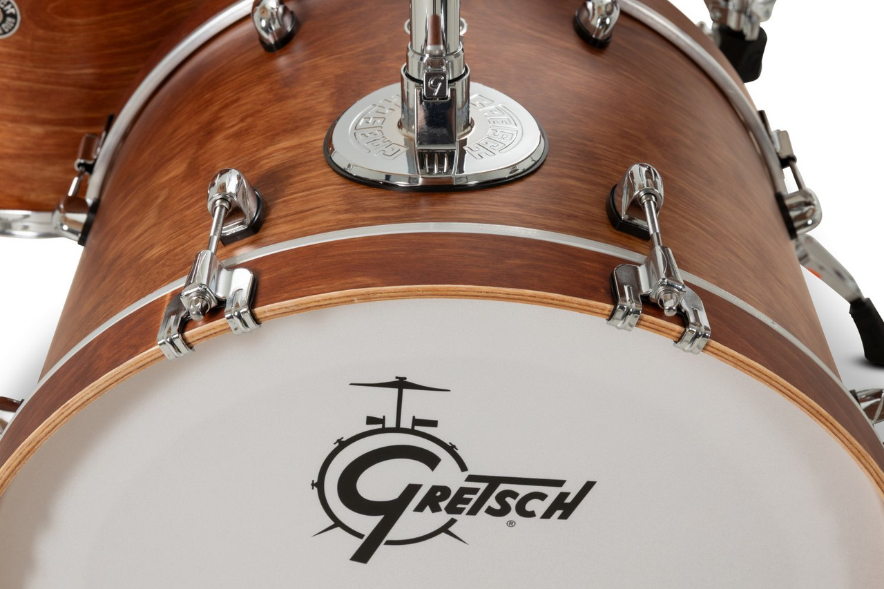 Gretsch Catalina Club 4pc Shell Pack - Satin Walnut Glaze (CC2-J404) | Musician Madness
