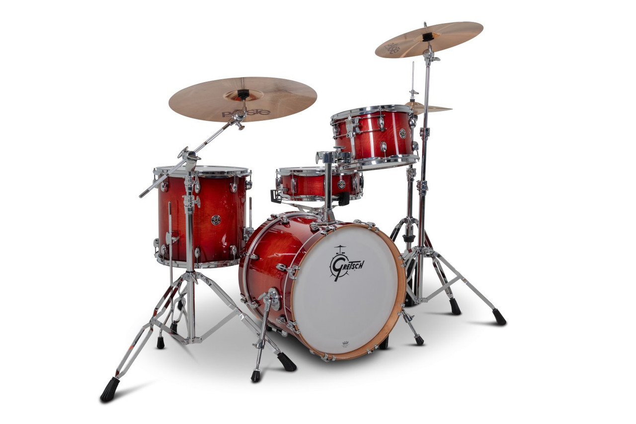 Gretsch Catalina Club 4pc Shell Pack - Gloss Crimson Burst (CC2-J484) | Musician Madness