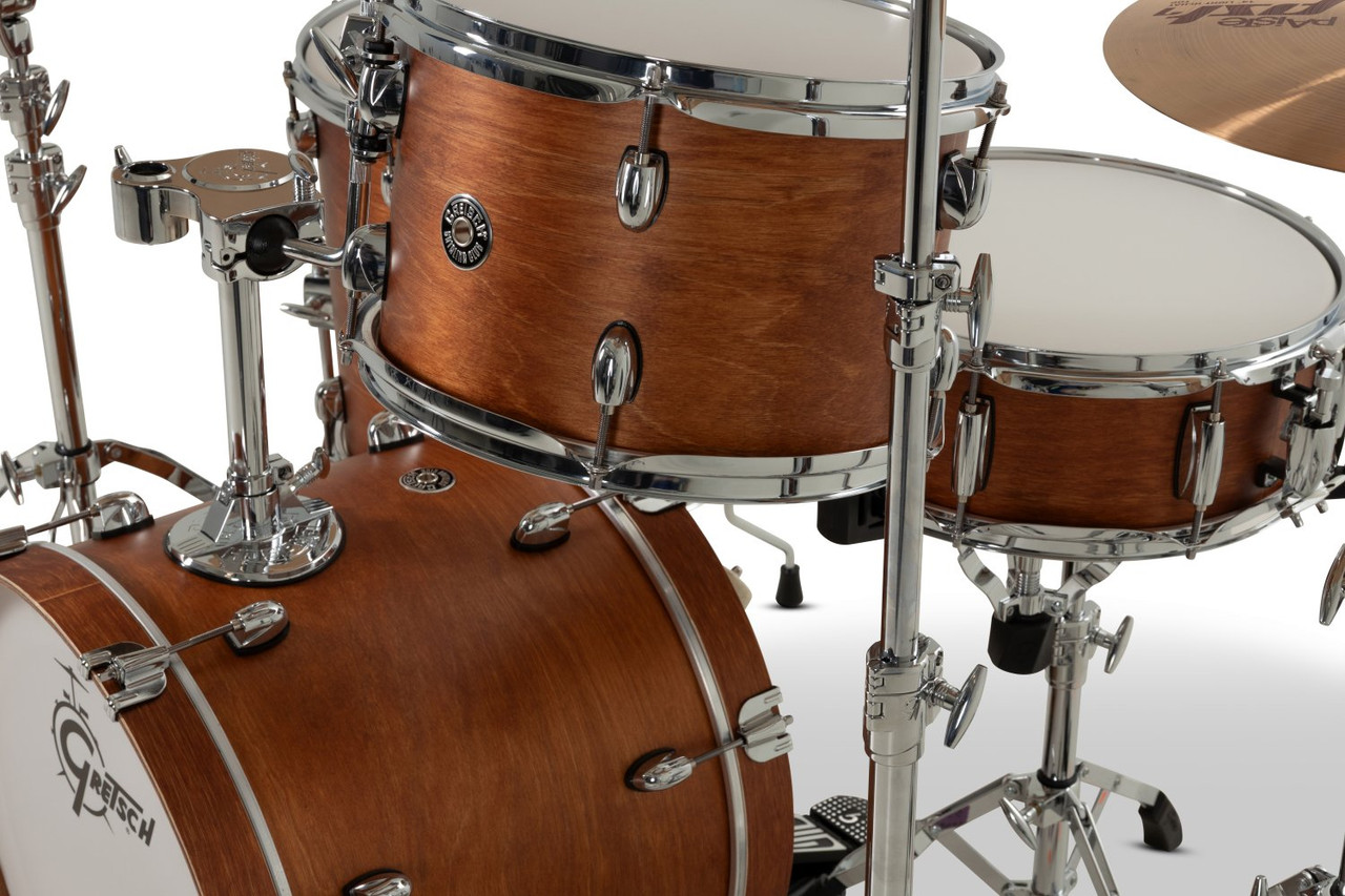 Gretsch Catalina Club 4pc Shell Pack - Satin Walnut Glaze (CC2-J484) | Musician Madness