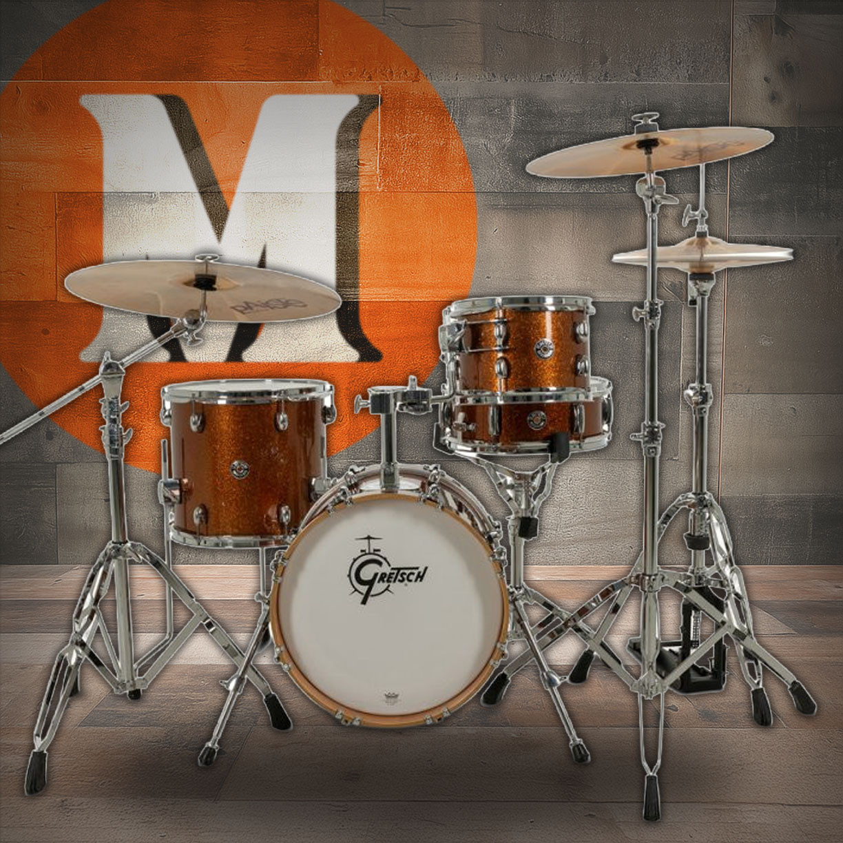 Gretsch Catalina Club Micro 4pc Shell Pack - Bronze Sparkle (CC2-M264) | Musician Madness