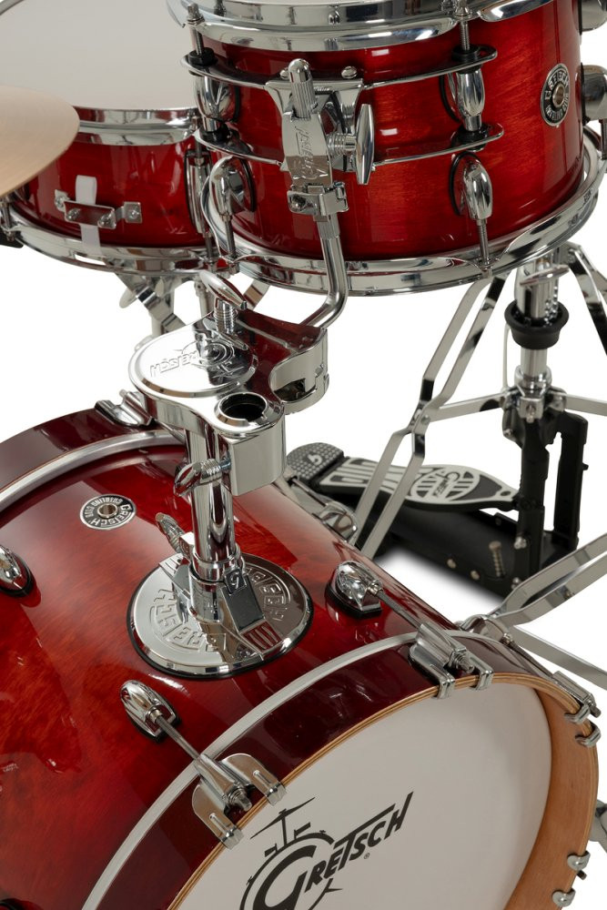 Gretsch Catalina Club Micro 4pc Shell Pack - Gloss Crimson Burst (CC2-M264) | Musician Madness