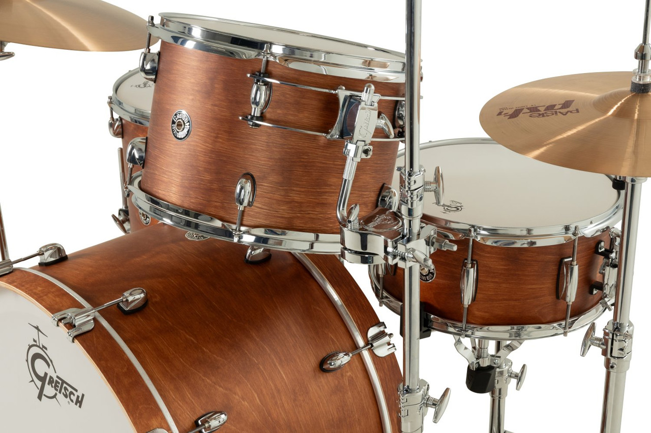 Gretsch Catalina Club 4pc Shell Pack - Satin Walnut Glaze (CC2-R444C) | Musician Madness