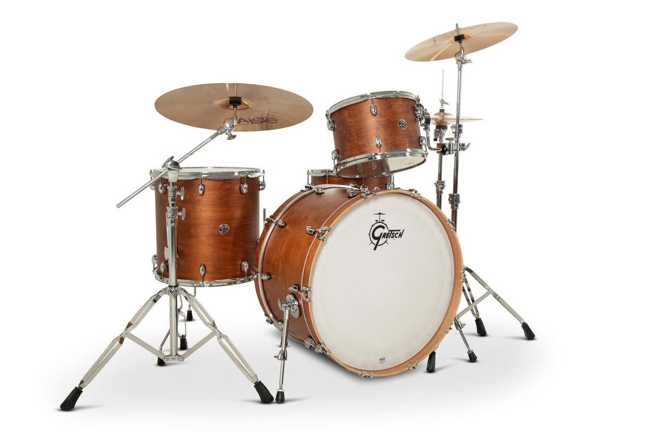 Gretsch Catalina Club 4pc Shell Pack - Satin Walnut Glaze (CC2-R444C) | Musician Madness