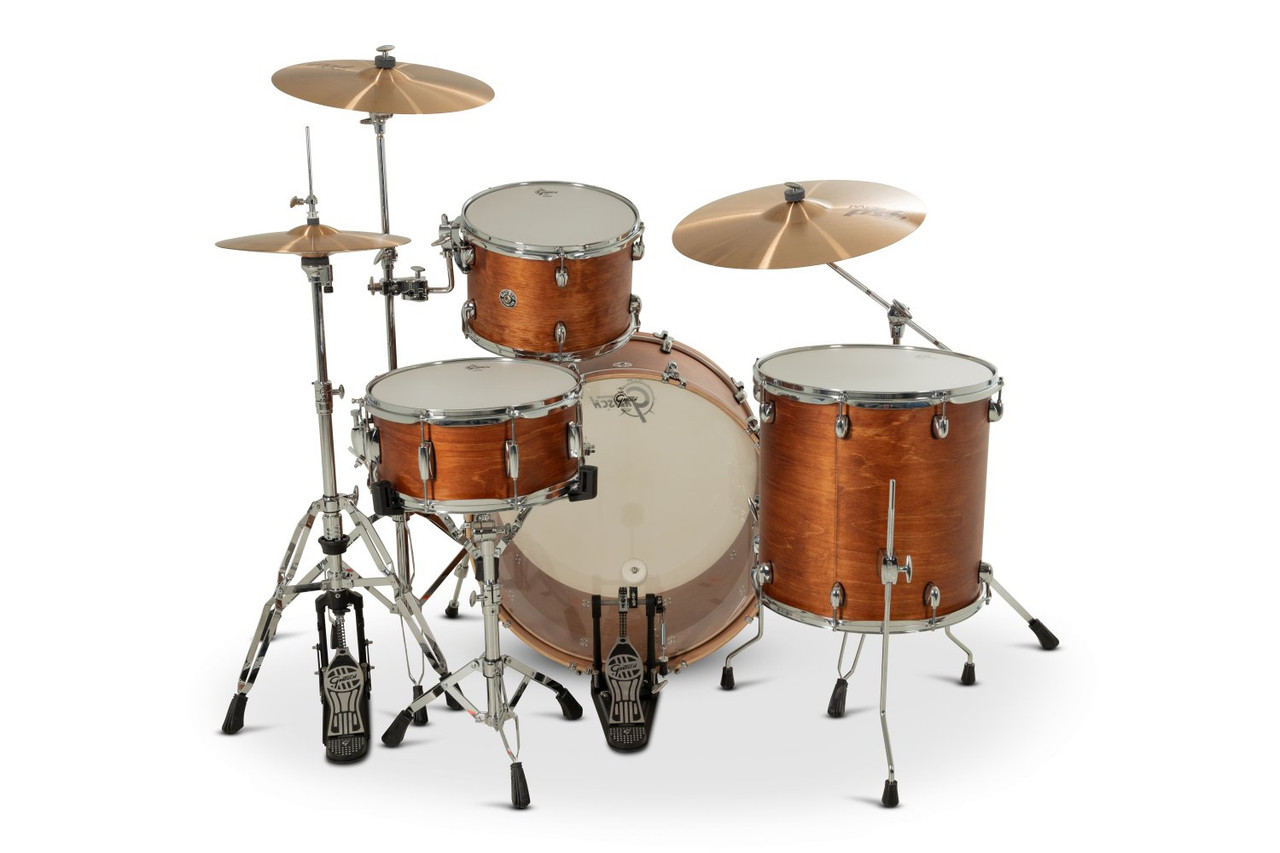 Gretsch Catalina Club 4pc Shell Pack - Satin Walnut Glaze (CC2-R444C) | Musician Madness
