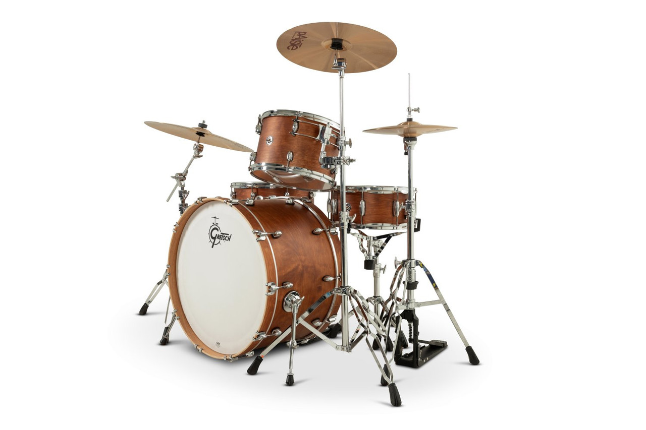 Gretsch Catalina Club 4pc Shell Pack - Satin Walnut Glaze (CC2-R444C) | Musician Madness