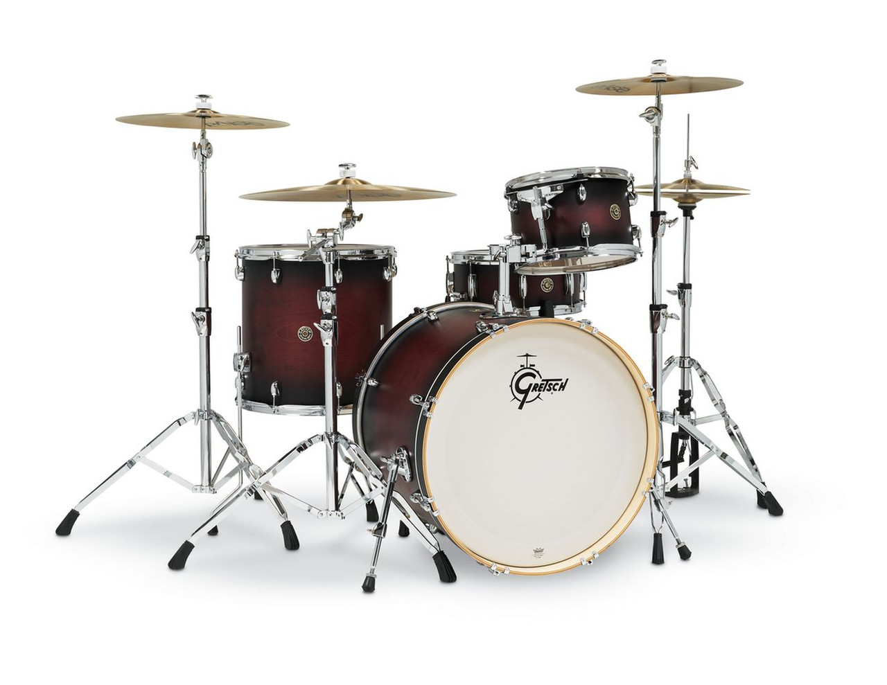 Gretsch Catalina Maple 4pc Shell Pack - Satin Deep Cherry Burst (CM1-E824S) | Musician Madness