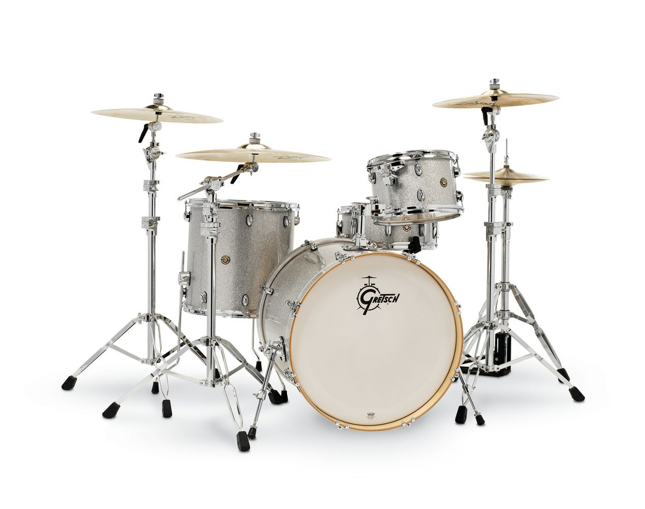 Gretsch Catalina Maple 4pc Shell Pack - Silver Sparkle (CM1-E824S) | Musician Madness