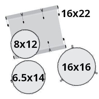 Gretsch Catalina Maple 4pc Shell Pack - Black Stardust (CM2-E624S) | Musician Madness