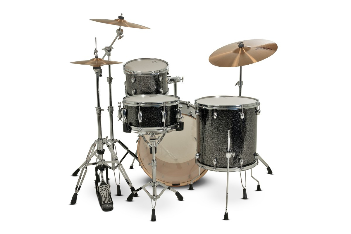 Gretsch Catalina Maple 4pc Shell Pack - Black Stardust (CM2-E624S) | Musician Madness