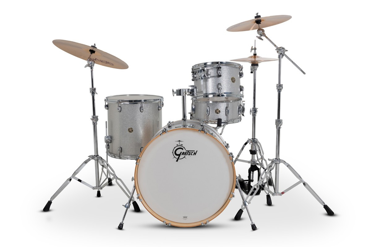 Gretsch Catalina Maple 4pc Shell Pack - Silver Sparkle (CM2-E624S) | Musician Madness