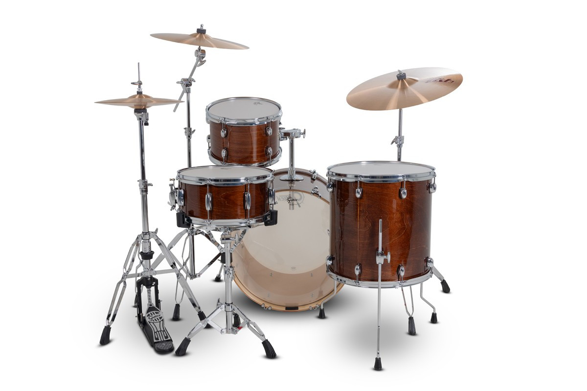Gretsch Catalina Maple 4pc Shell Pack - Walnut Glaze (CM2-E624S) | Musician Madness