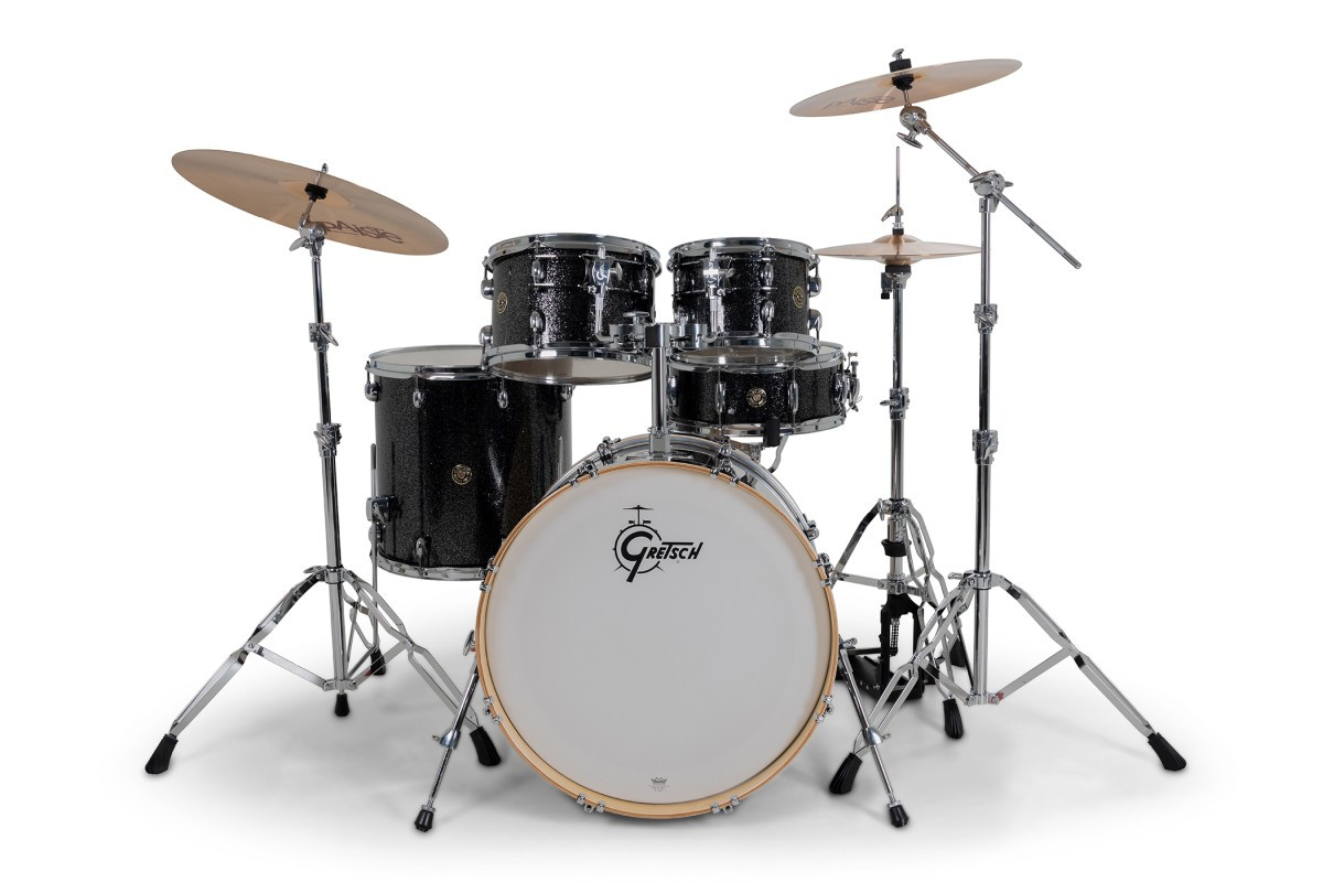 Gretsch Catalina Maple 5pc Shell Pack - Black Stardust (CM2-E625) | Musician Madness