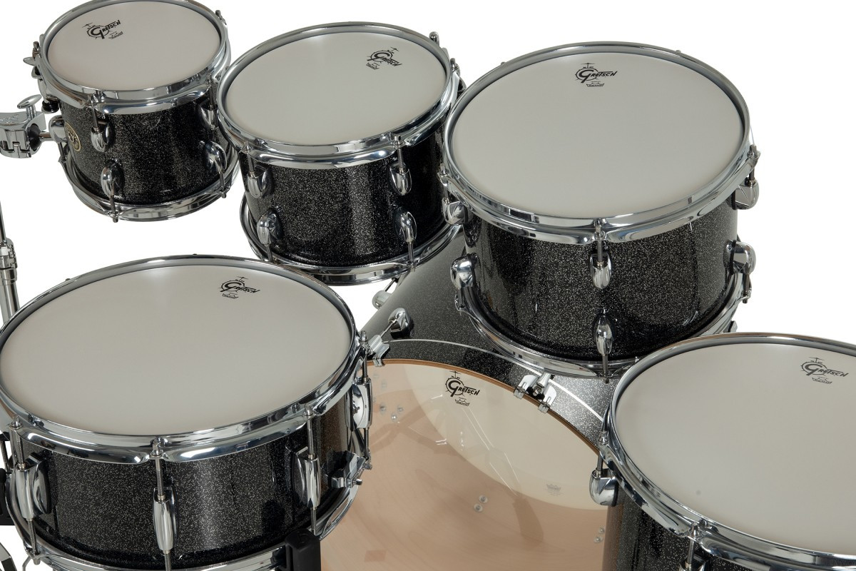 Gretsch Catalina Maple 7pc Shell Pack - Black Stardust (CM2-E627) | Musician Madness