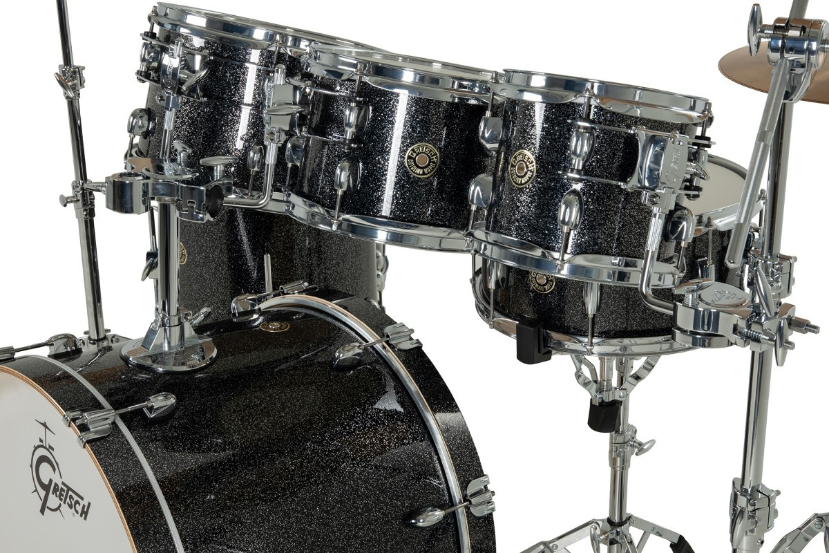 Gretsch Catalina Maple 7pc Shell Pack - Black Stardust (CM2-E627) | Musician Madness