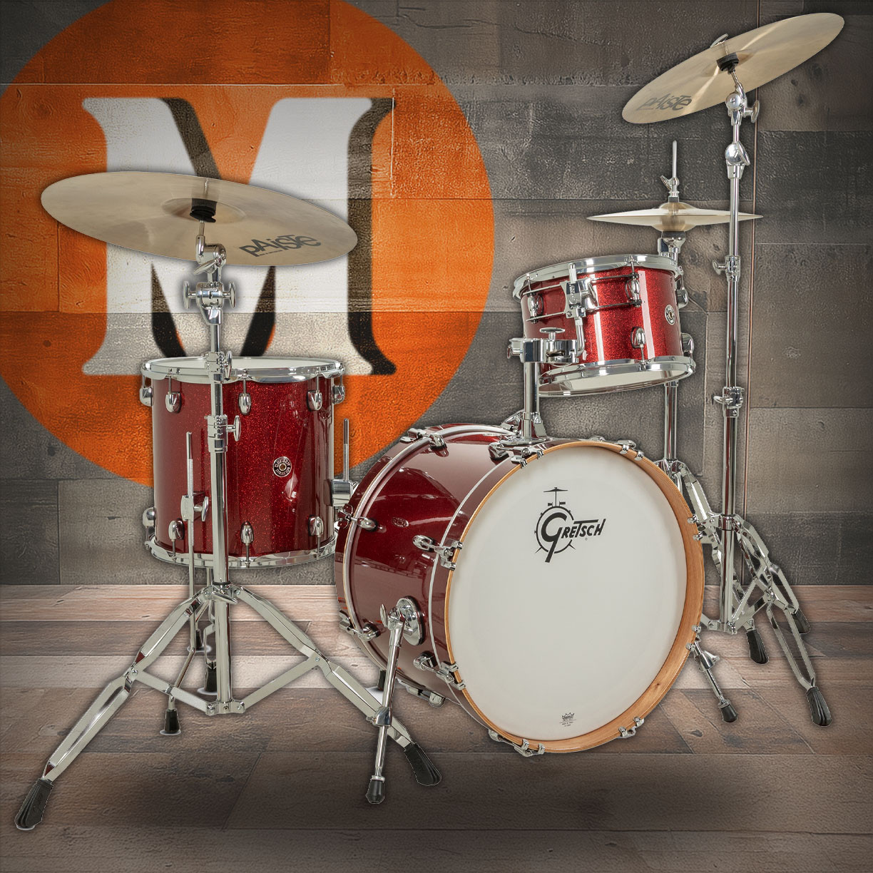 Gretsch Catalina Club 3pc Shell Pack - Dark Cherry Sparkle (CT1-J403) | Musician Madness