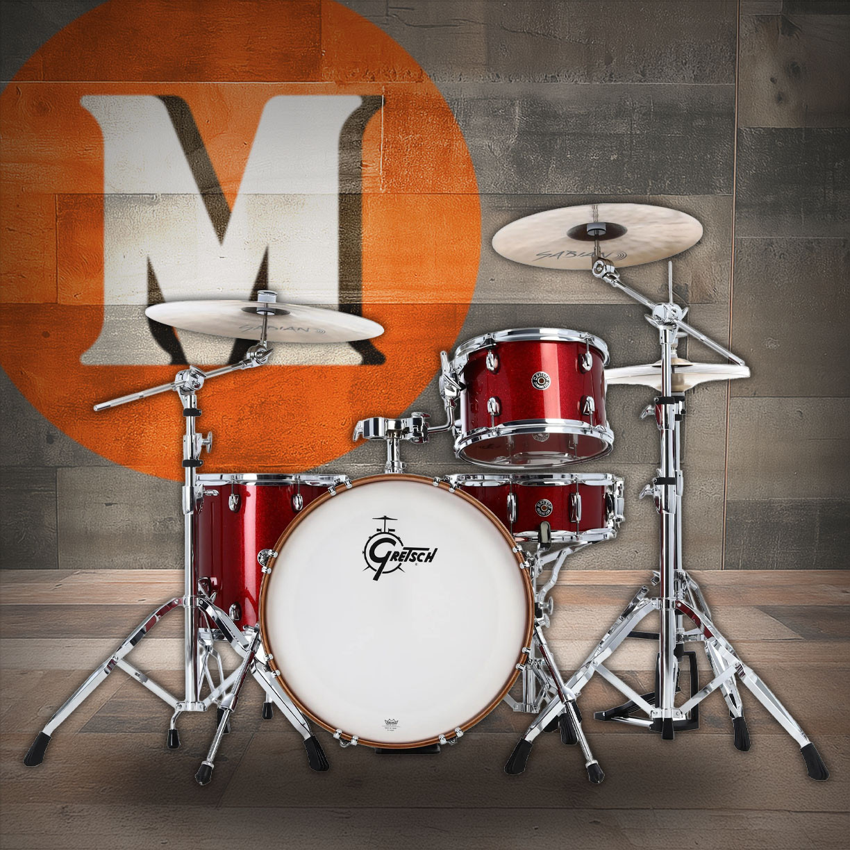 Gretsch Catalina Club 4pc Shell Pack - Dark Cherry Sparkle (CT1-J404) | Musician Madness