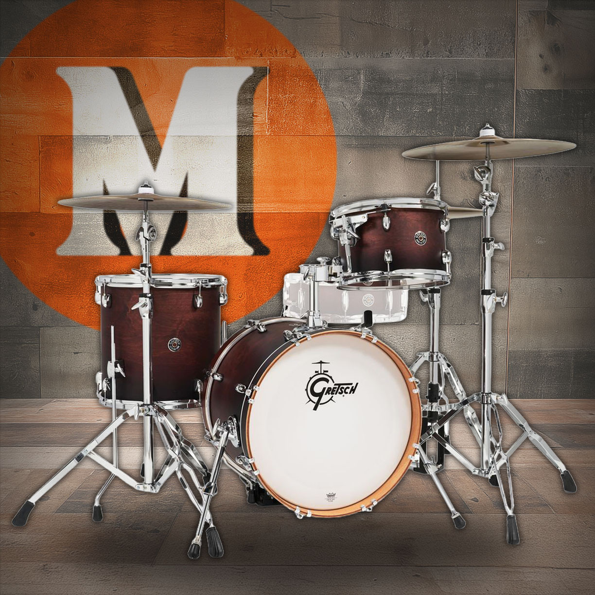 Gretsch Catalina Club 3pc Shell Pack - Satin Antique Fade (CT1-J483) | Musician Madness