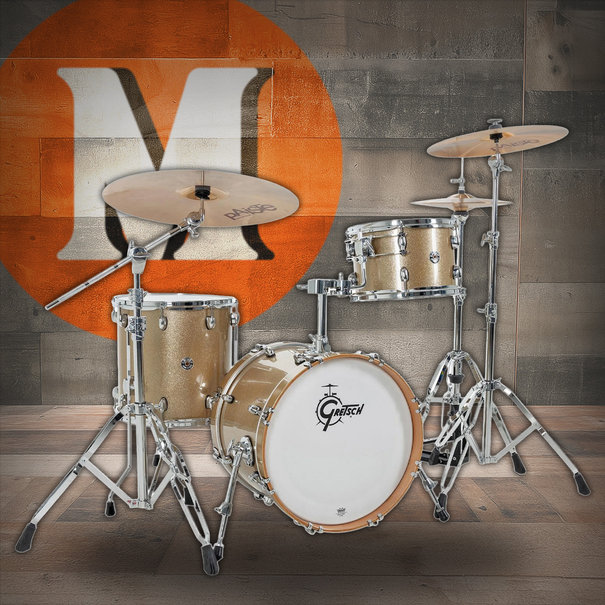 Gretsch Catalina Club 3pc Shell Pack - Sahara Sparkle (CT1-J483) | Musician Madness