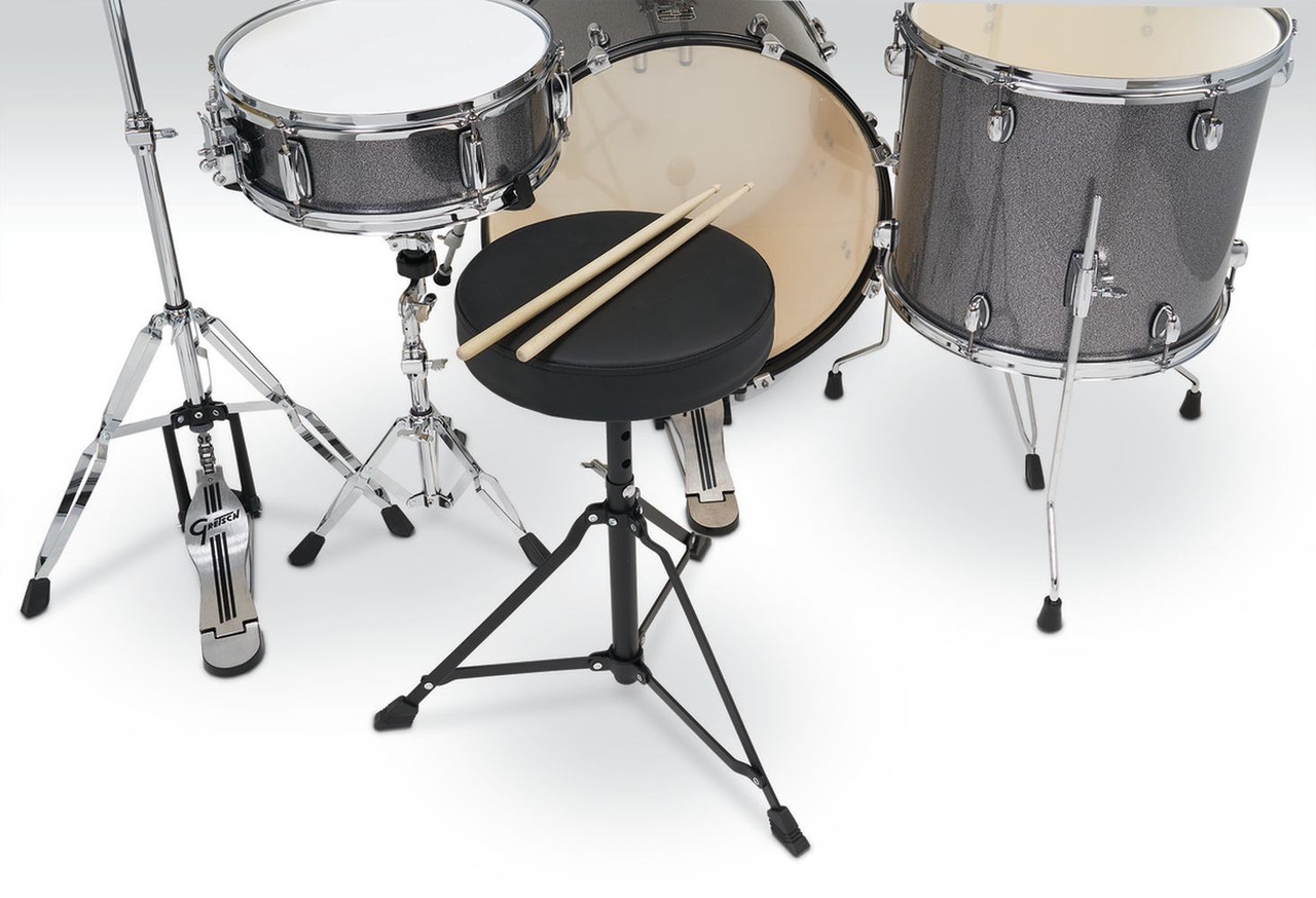 Gretsch Renegade 5pc Drum Kit, With Hardware - Grey Sparkle (RGE625GS) | Musician Madness