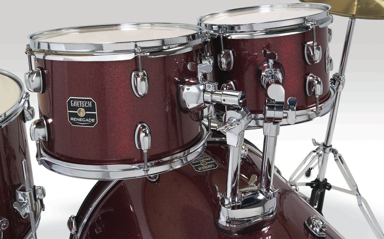 Gretsch Renegade 5pc Drum Kit, With Hardware - Ruby Sparkle (RGE625RS) | Musician Madness