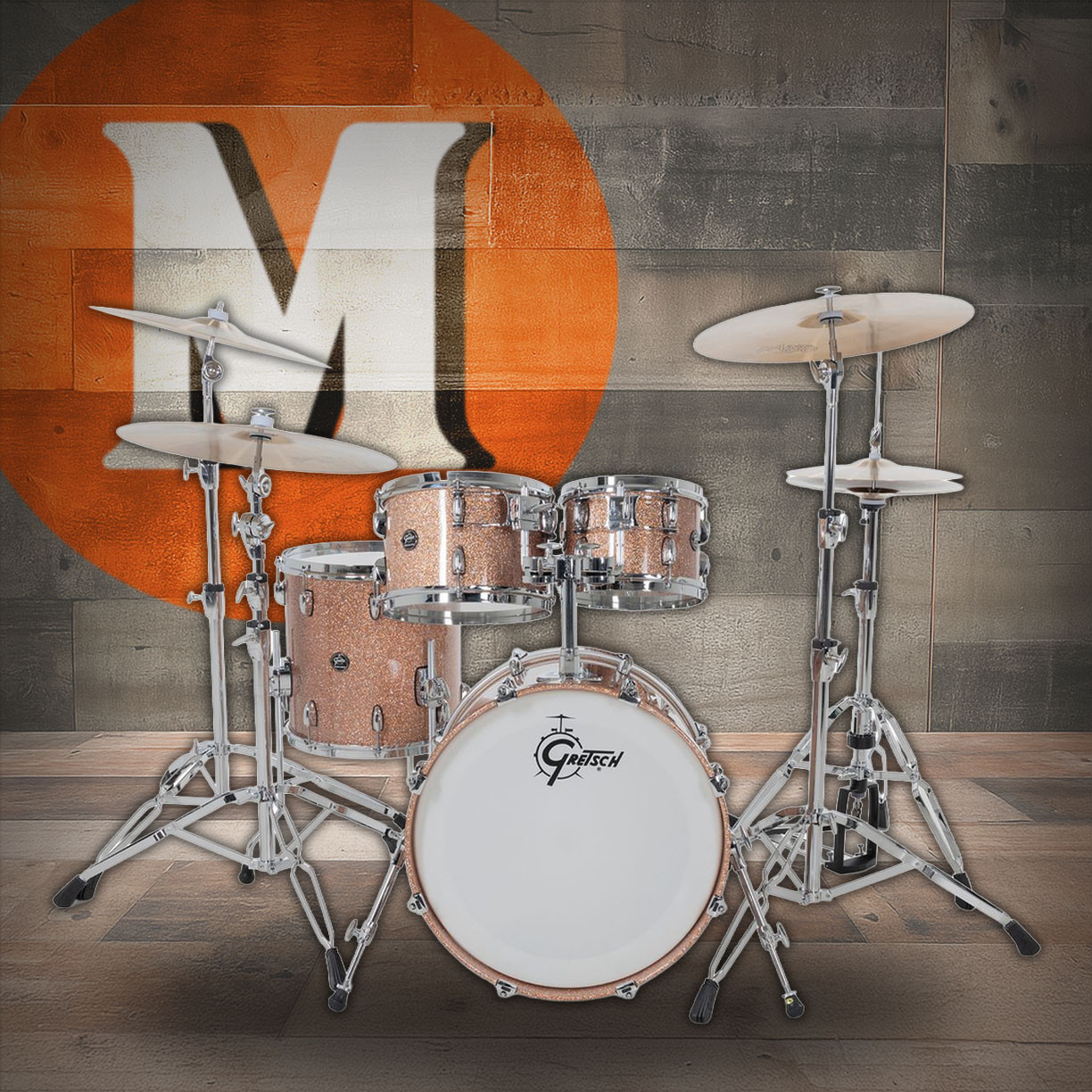 Gretsch Renown 4pc Shell Pack - Champagne Sparkle (RN2-E604) | Musician Madness