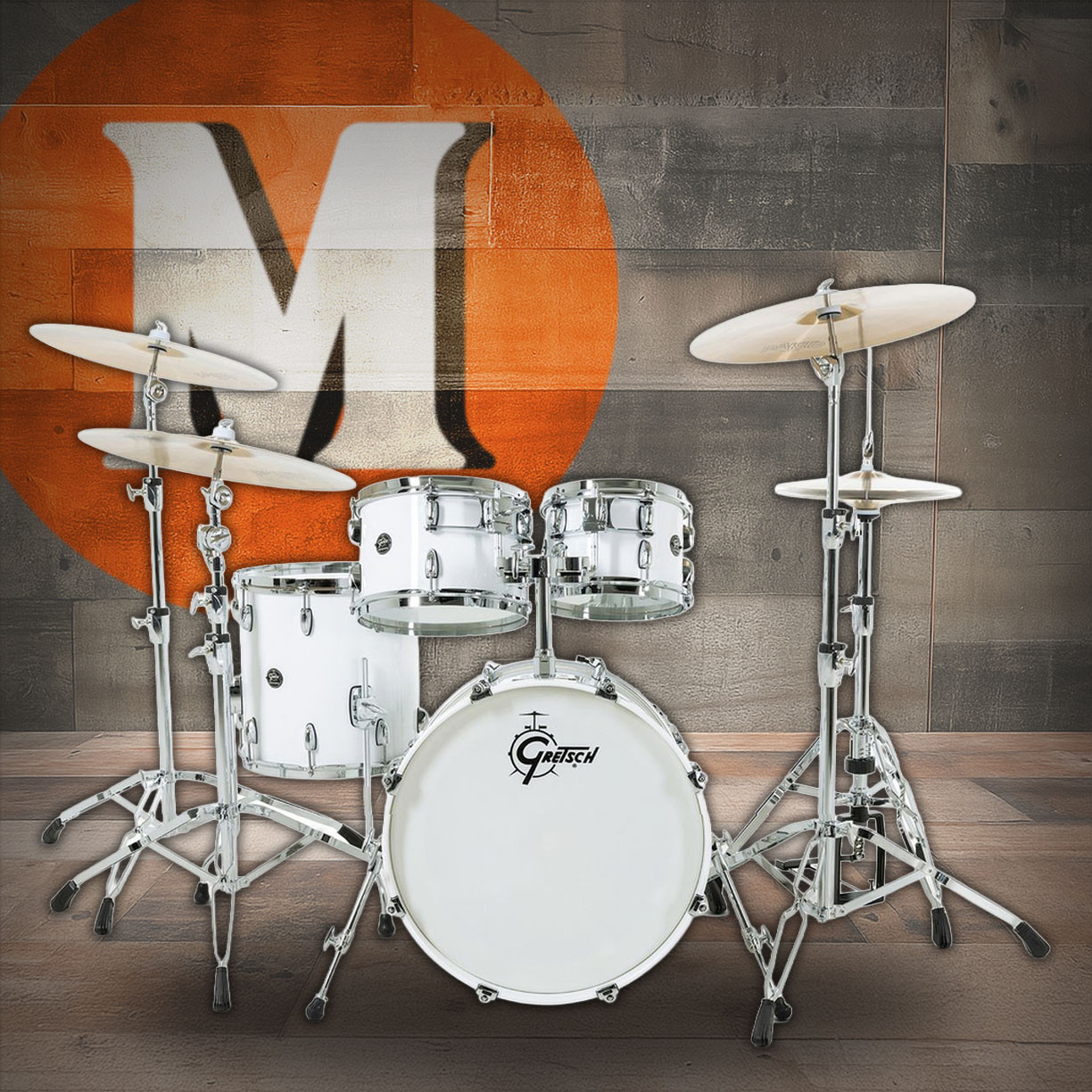 Gretsch Renown 4pc Shell Pack - Piano White (RN2-E604) | Musician Madness