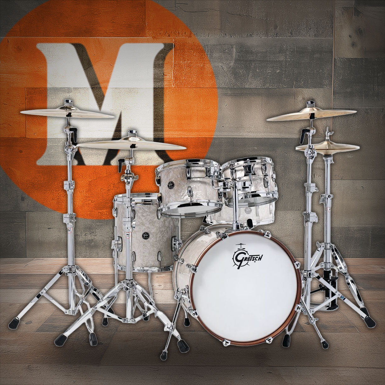 Gretsch Renown 4pc Shell Pack - Vintage Pearl (RN2-E604) | Musician Madness