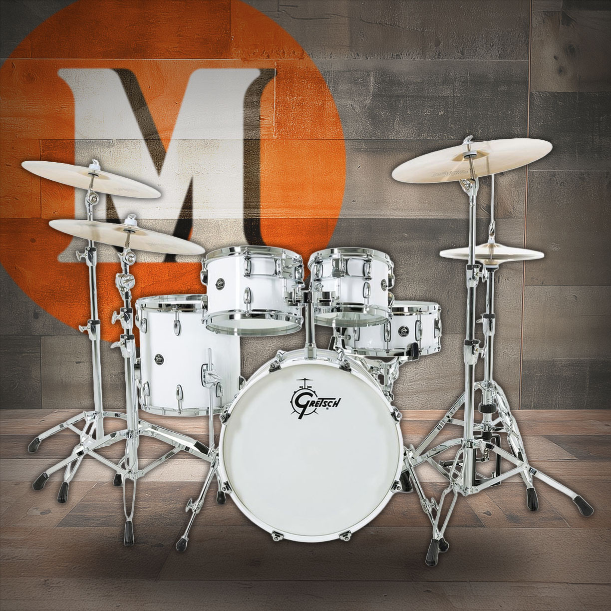 Gretsch Renown 5pc Shell Pack - Piano White (RN2-E605) | Musician Madness