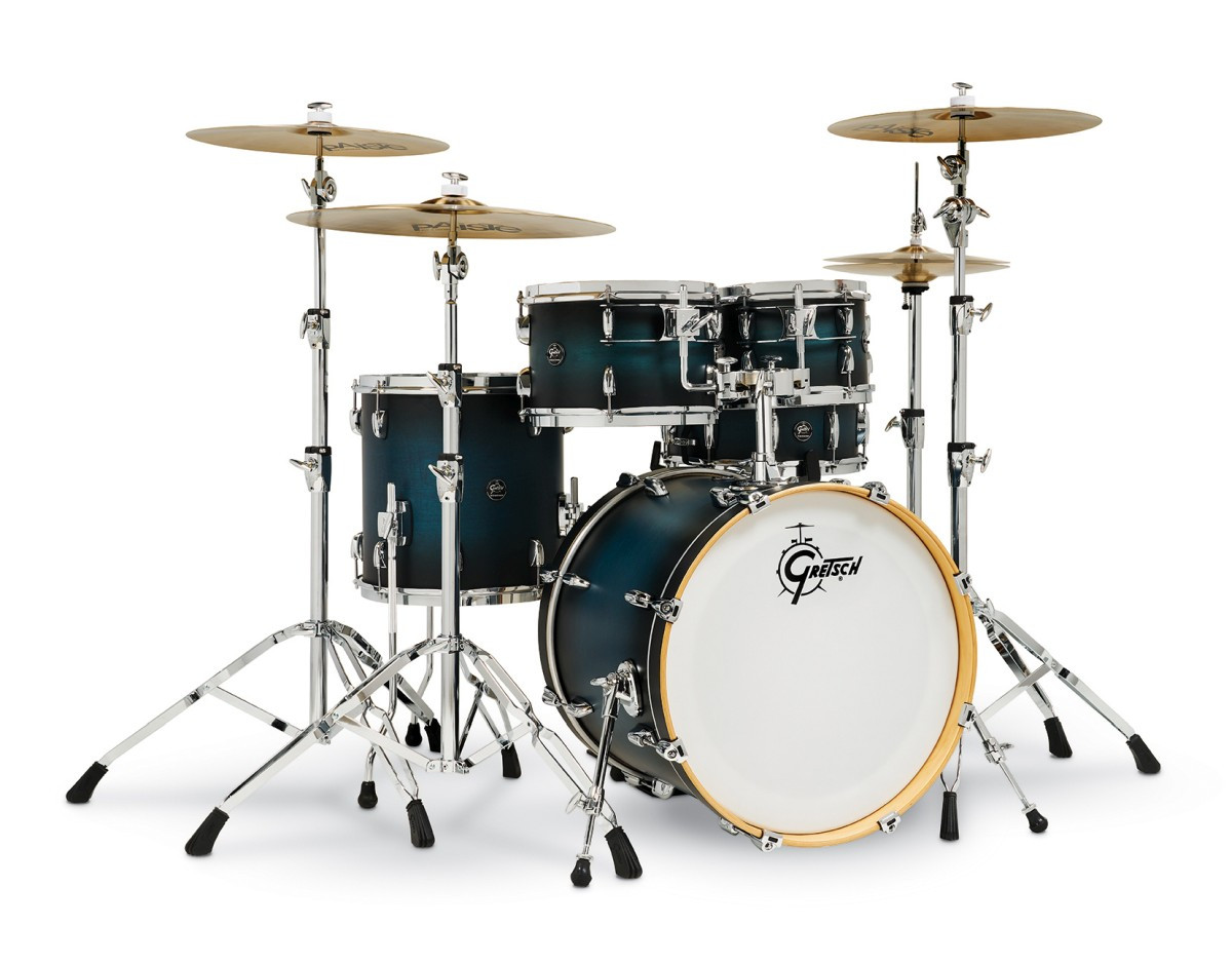 Gretsch Renown 5pc Shell Pack - Satin Antique Blue Burst (RN2-E605) | Musician Madness
