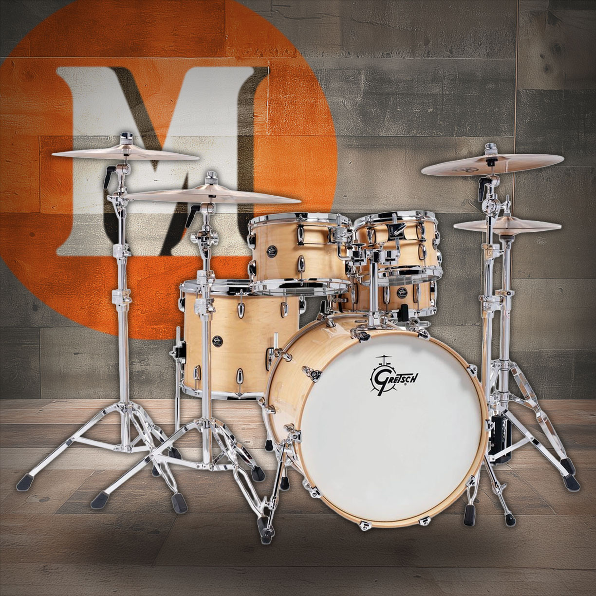 Gretsch Renown 5pc Shell Pack - Gloss Natural (RN2-E825) | Musician Madness