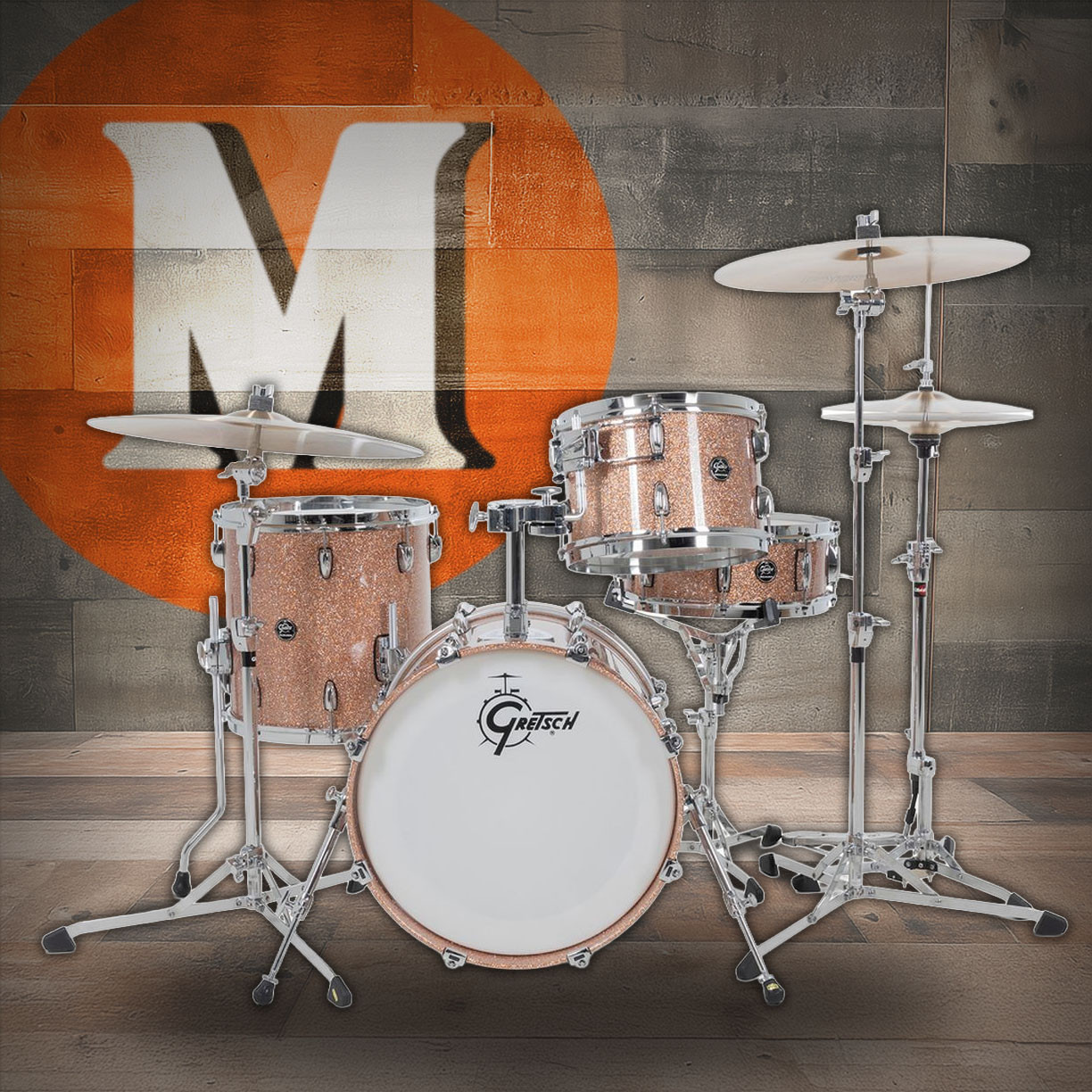 Gretsch Renown 4pc Shell Pack - Champagne Sparkle (RN2-J484) | Musician Madness