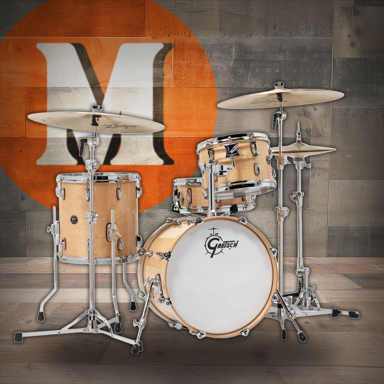 Gretsch Renown 4pc Shell Pack - Gloss Natural (RN2-J484) | Musician Madness