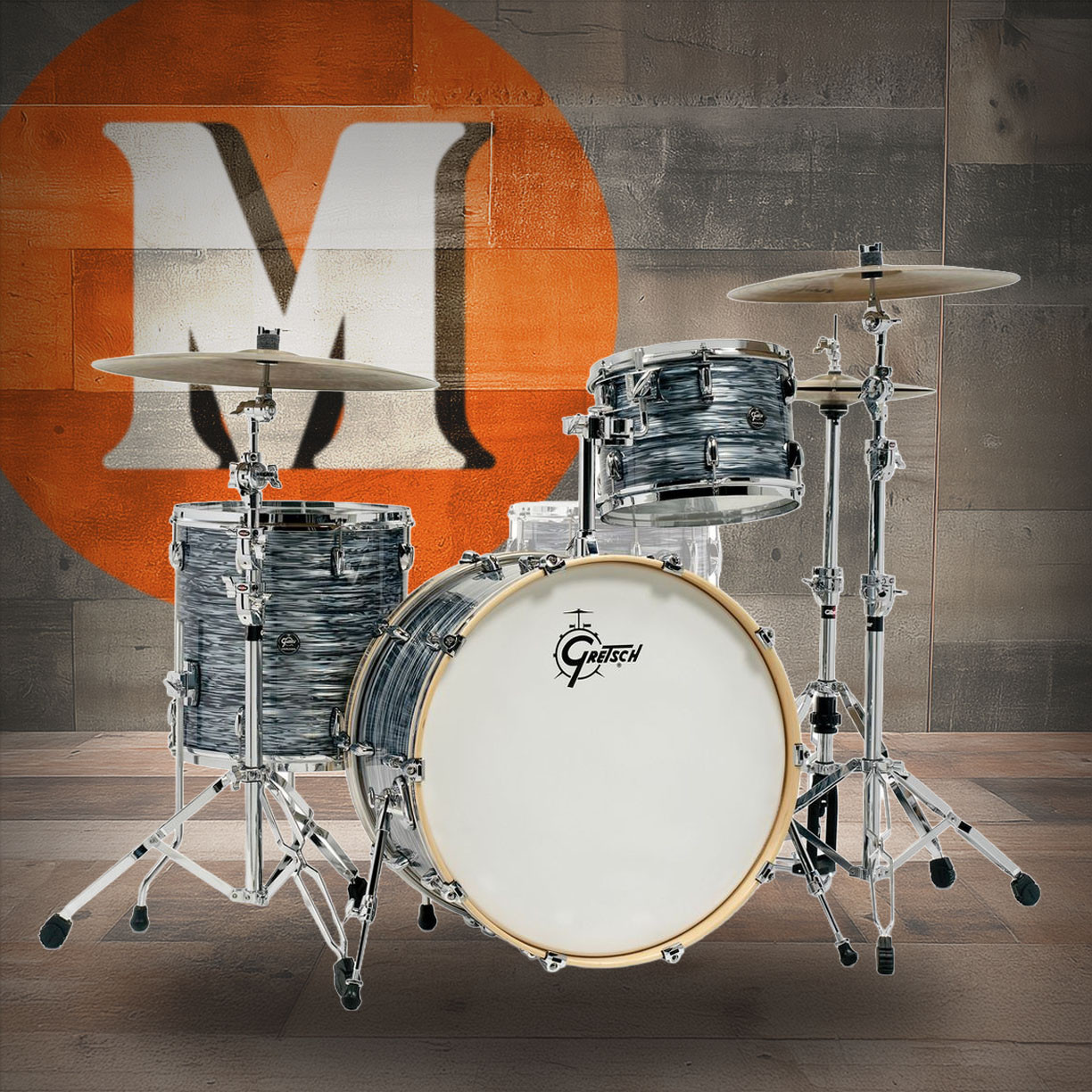 Gretsch Renown 3pc Shell Pack - Silver Oyster Pearl (RN2-R643) | Musician Madness
