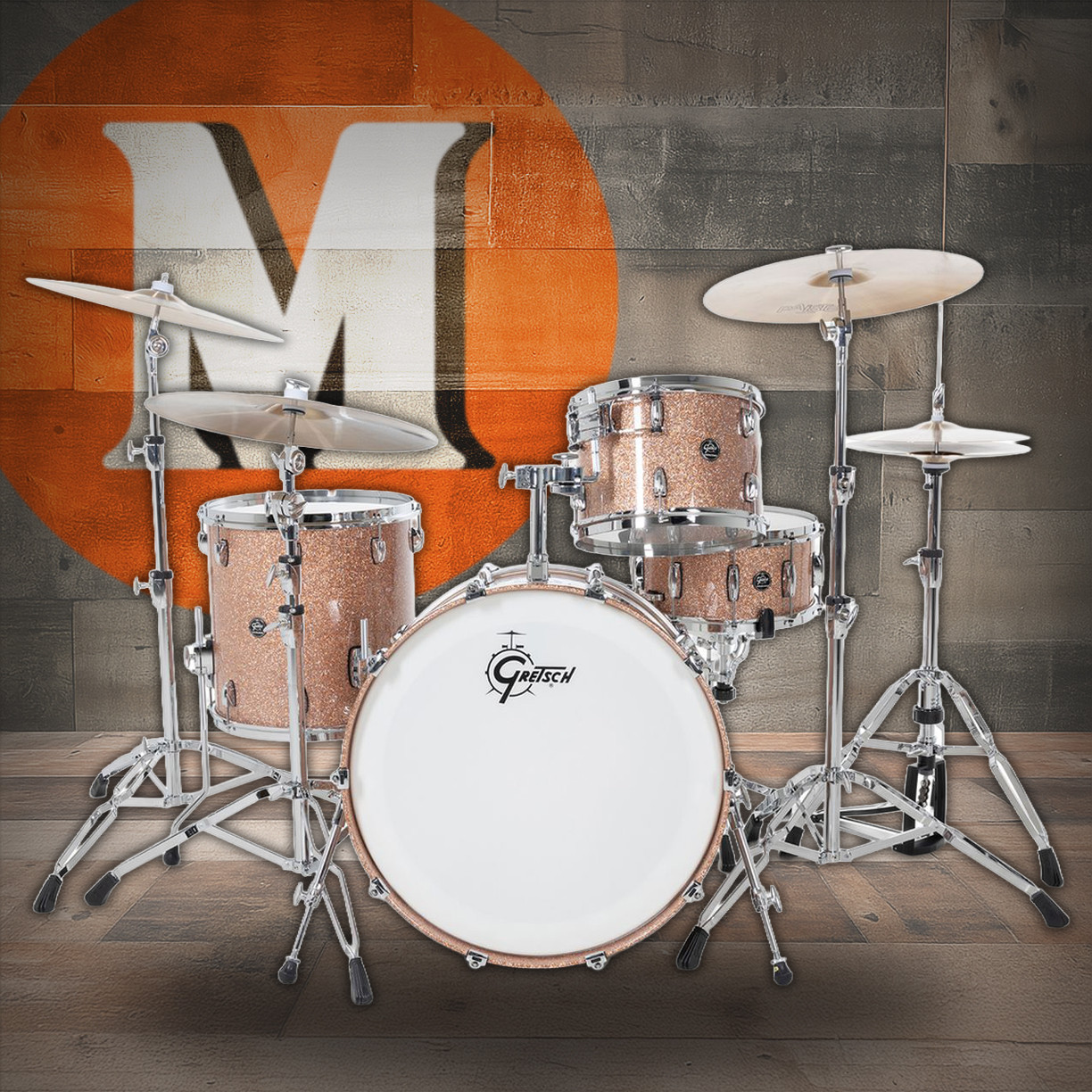 Gretsch Renown 4pc Shell Pack - Champagne Sparkle (RN2-R644) | Musician Madness