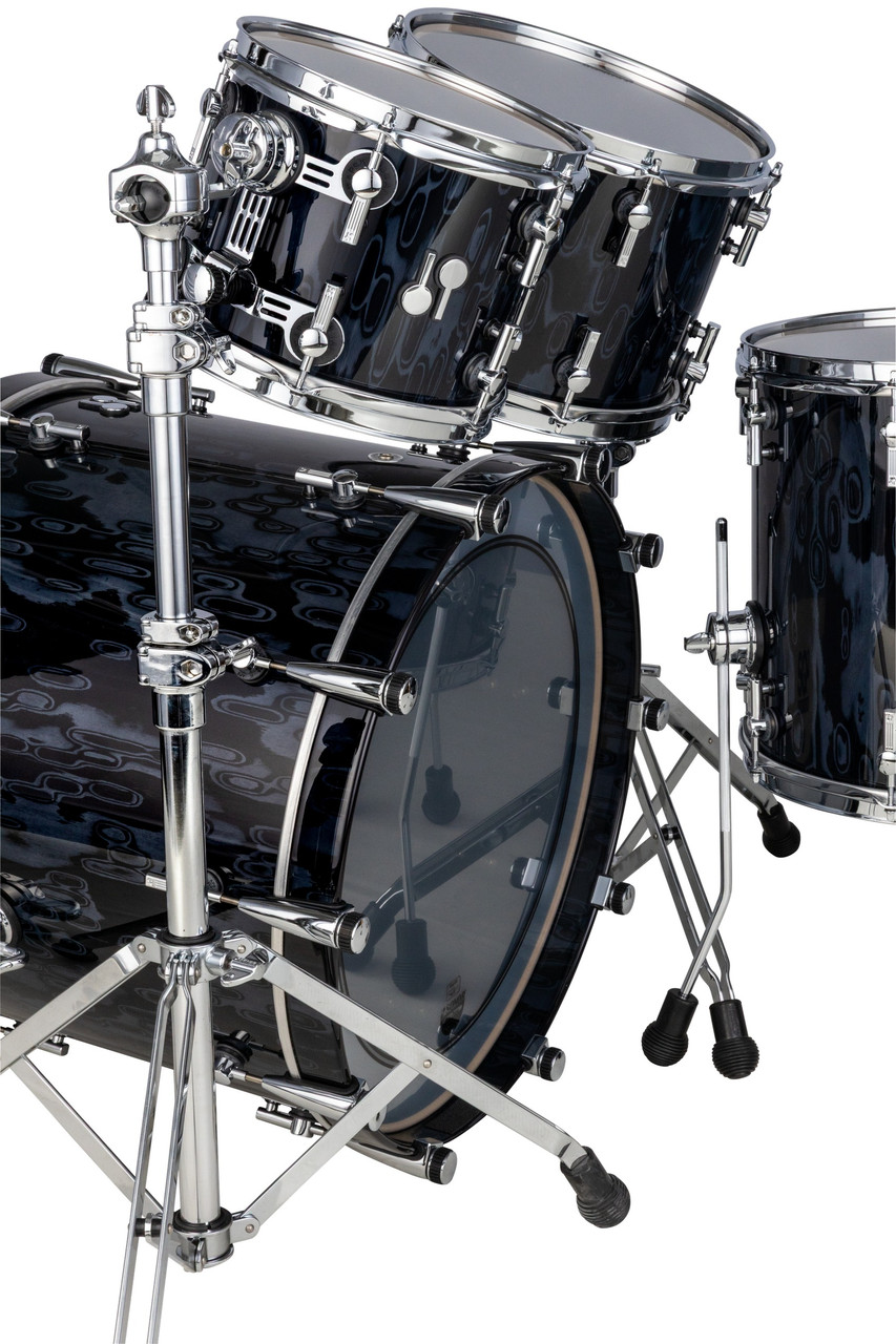 Sonor SQ2 Medium Maple Shells Gray Tribal Hg/Blk Lacquer (1053576-2)