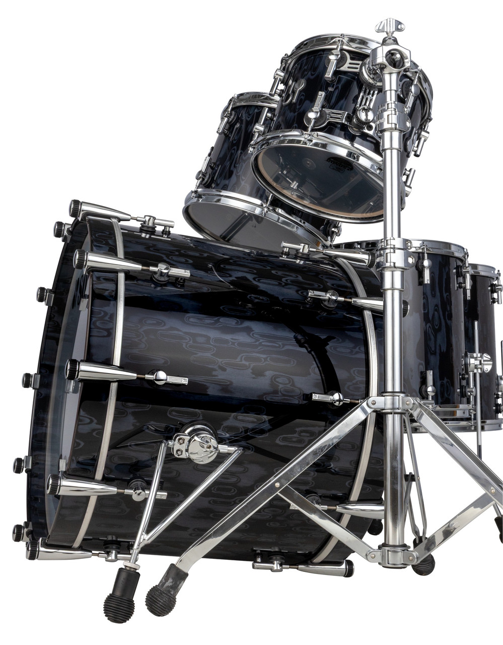 Sonor SQ2 Medium Maple Shells Gray Tribal Hg/Blk Lacquer (1053576-2)