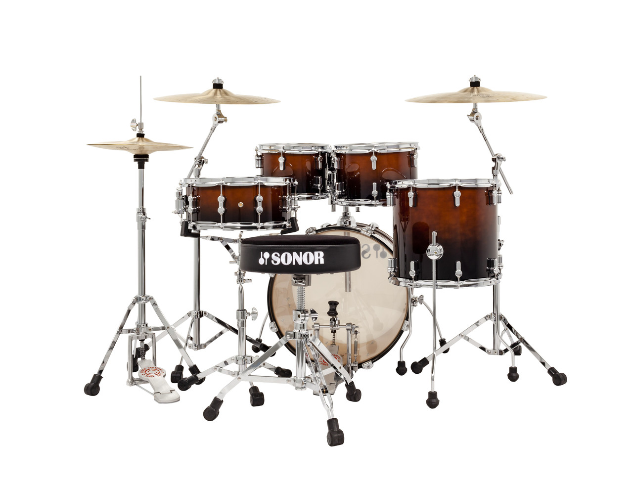 Sonor AQ2 Maple Studio Set-Brown Fade (AQ2-STUDIOWMCBRF)