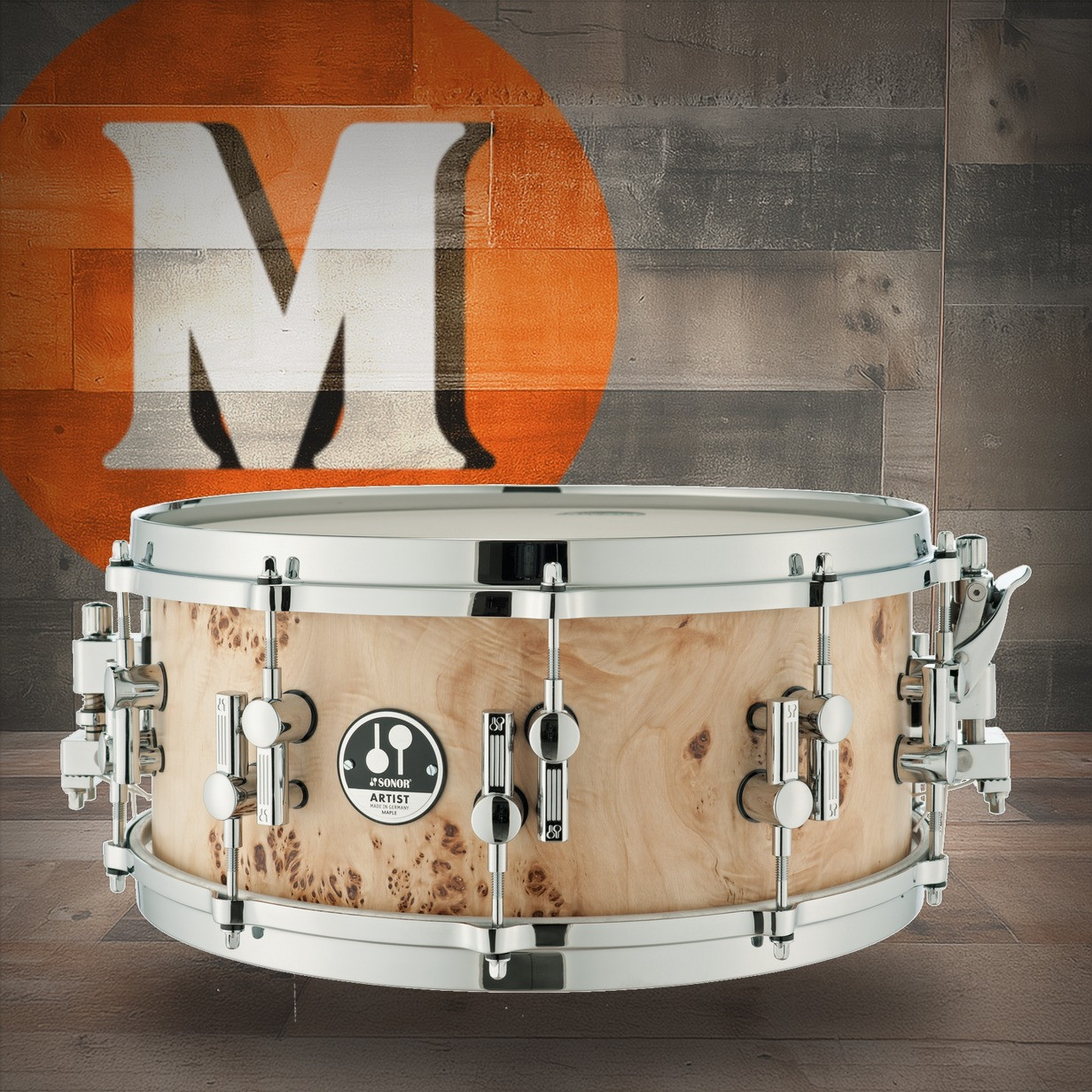 Sonor ARTIST 14X6 Maple Snare Drum-COTTONWOOD (AS-1406-CM)