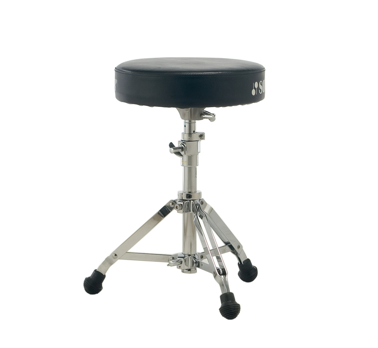 Sonor 200 Series Drummer's Throne, Double Braced, Round Top, Vinyl Seat (DT-270)