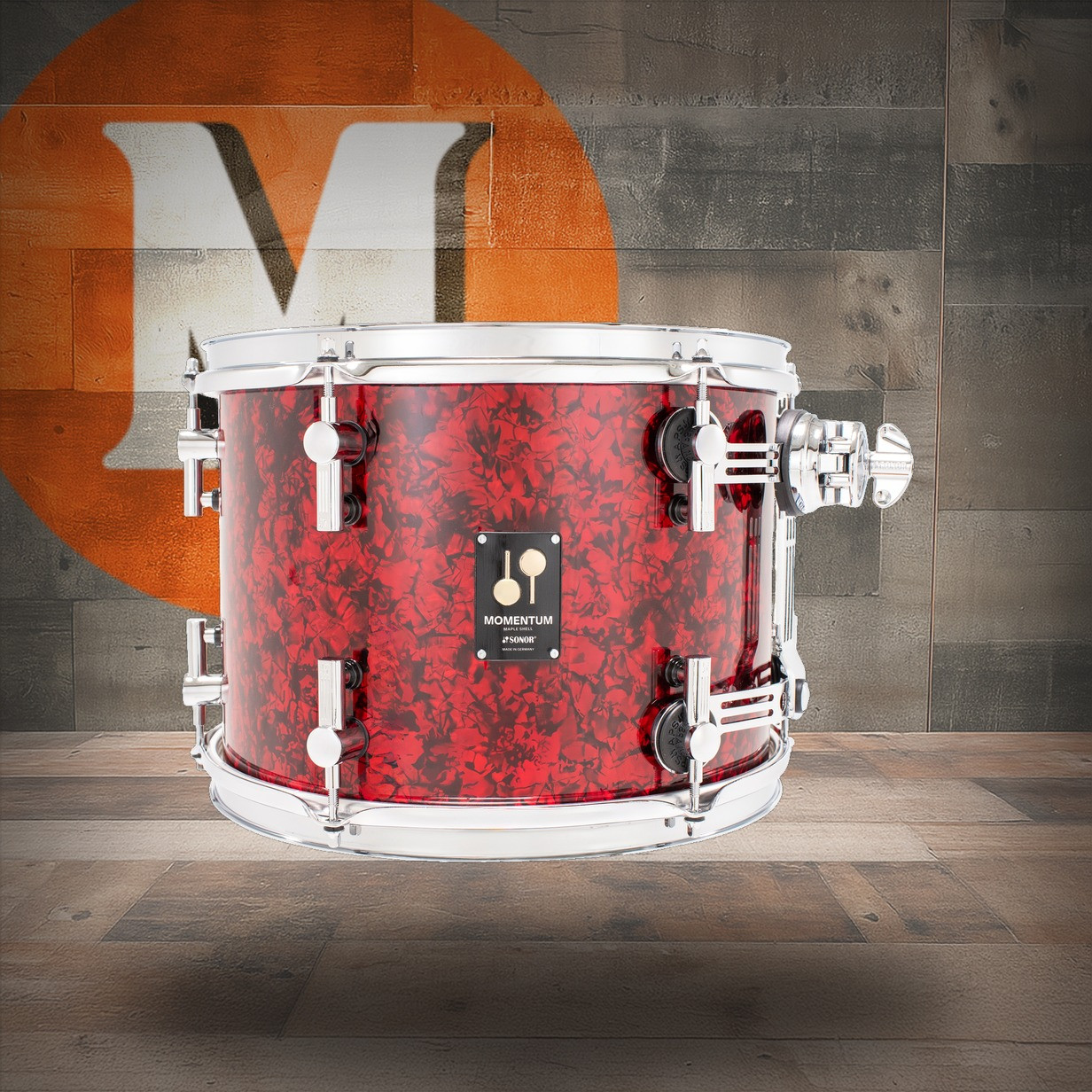 Sonor Momentum Maple 13X9.25 Tom Red Pearl (MTM-13925-TT-REP)