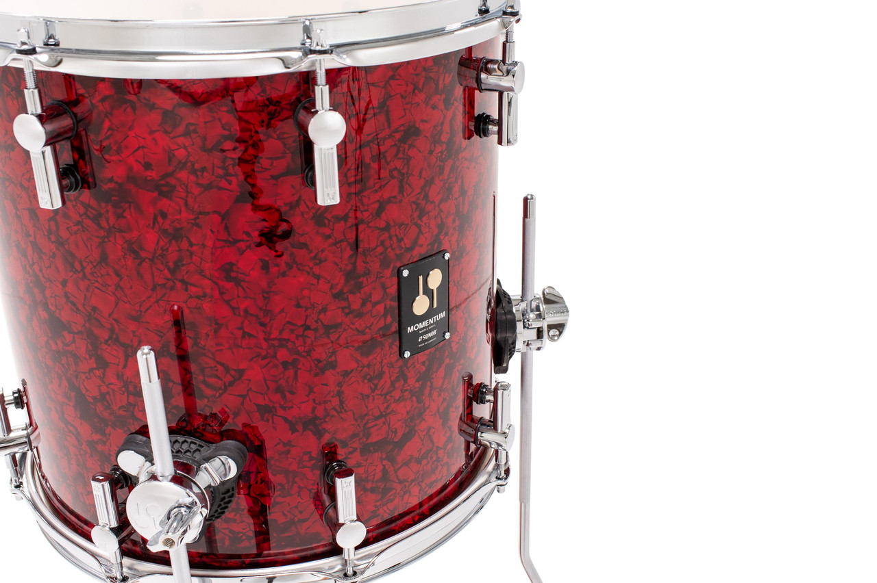 Sonor Momentum Maple 14X13.75 Floor Tom Red Pearl (MTM-141375-FT-REP)