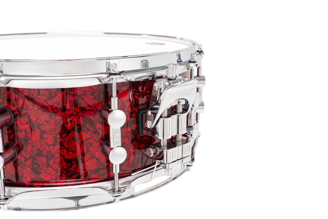 Sonor Momentum Maple 14X5.75 Snare Drum Red Pearl (MTM-14575-SDW-REP)