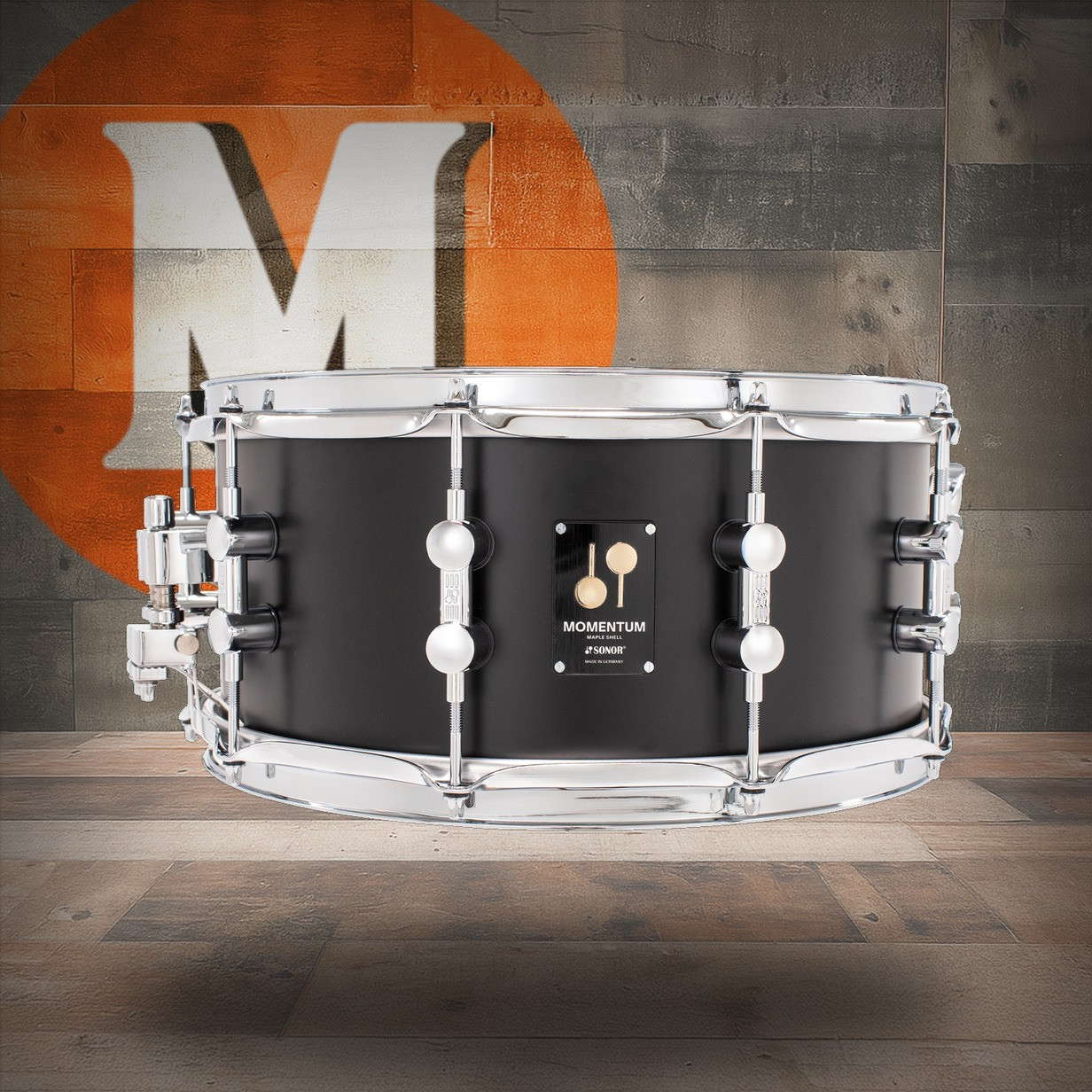 Sonor Momentum Maple 14X6.5 Snare Drum GT Black (MTM-1465-SDW-GTB)