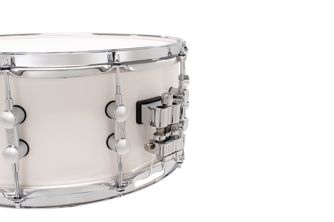 Sonor Momentum Maple 14X6.5 Snare Drum Satin Pure White (MTM-1465-SDW-SPW)
