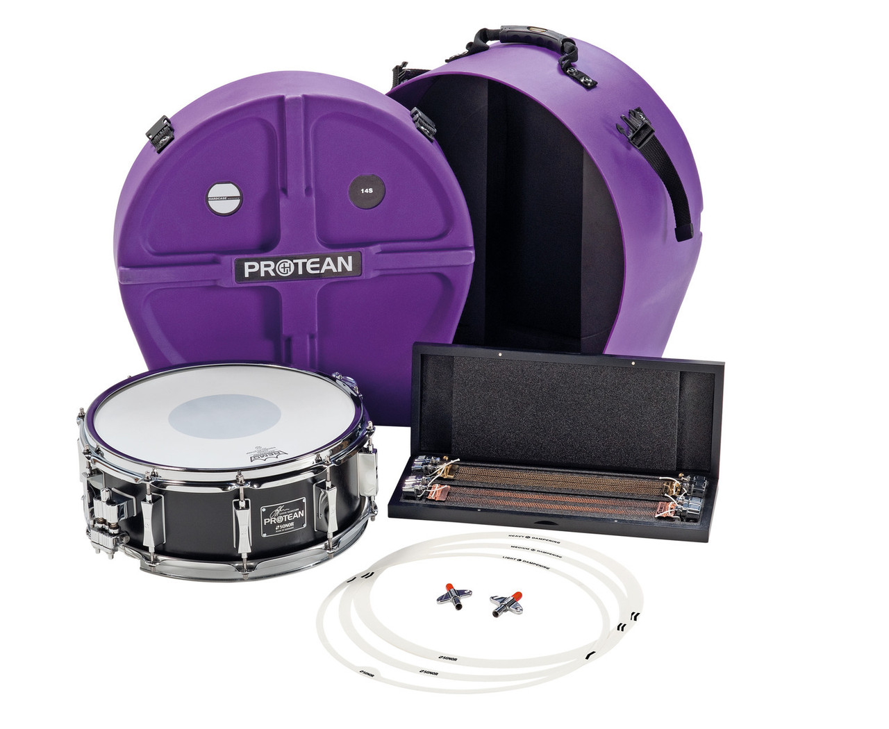 Sonor Gavin Harrison Birch 12X5 Snare Drum PREM PACK-Semi Gloss Black (SSD-1205-GHPRM)