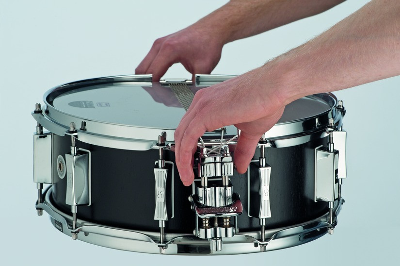 Sonor Gavin Harrison Birch 14x5.25 Snare Drum PREM PACK-Semi Gloss Black (SSD-140525-GHPRM)