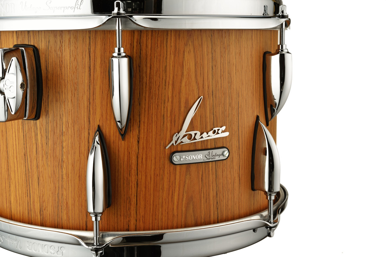 Sonor Vintage Series 8"x8" Tom - Teak Semi-Gloss (VT-0808-TT-TSG)
